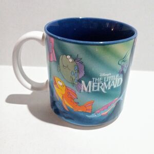 Vintage Disney The Little Mermaid Coffee Mug-MGM Studio Club-1992-Japan